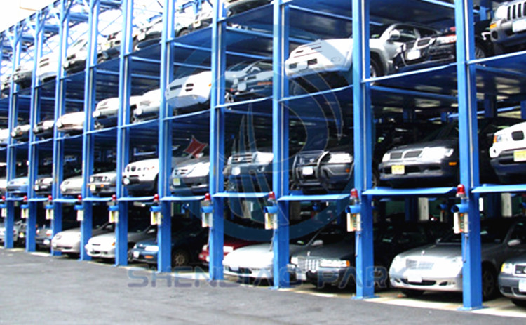 簡易升降式雙層機械車位