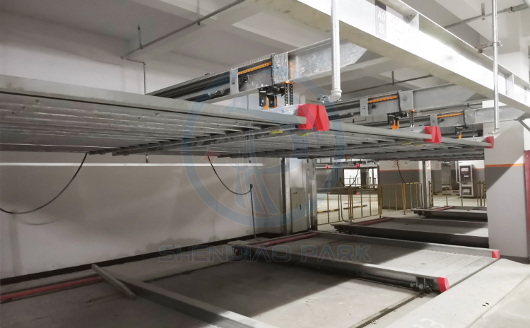 合肥某寫字樓大廈地下車庫兩層機械車位案例——適停SUV汽車