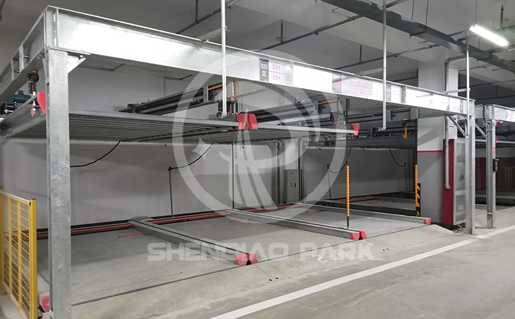 神雕智能地下兩層機(jī)械車(chē)位